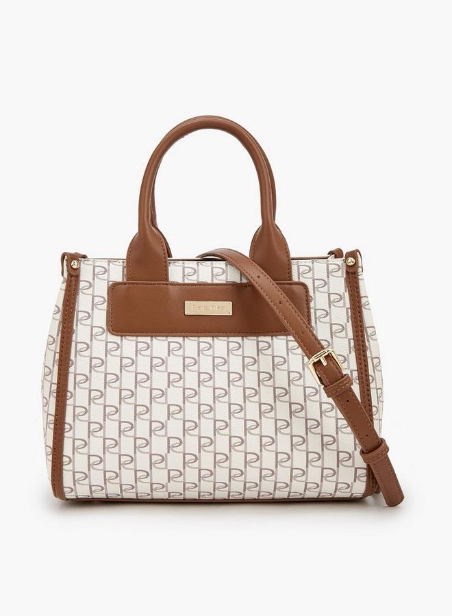 بابريكا حقيبة يد بطبعة بابريكا وشعار أحرف - Image 1